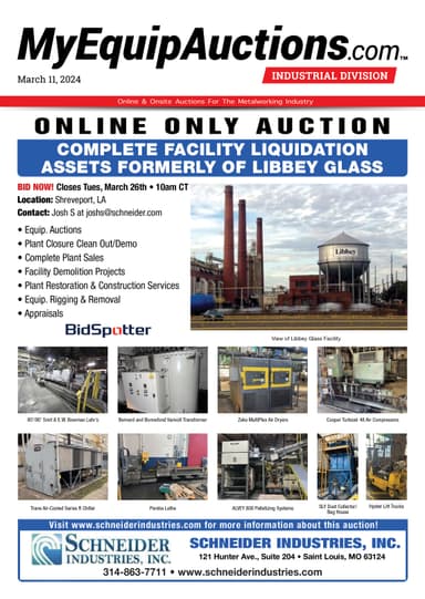 My Equip Auctions - March 11, 2024