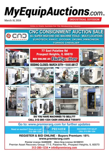 My Equip Auctions - March 18, 2024