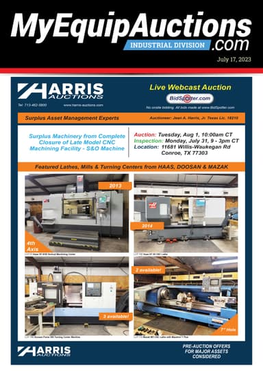 My Equip Auctions - July 17, 2023