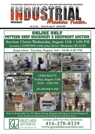 Industrial Machine Trader - July 19, 2021
