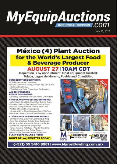 My Equip Auctions - July 20, 2020