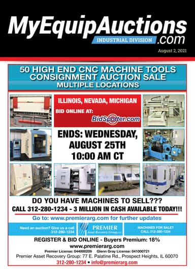 My Equip Auctions - August 2, 2021