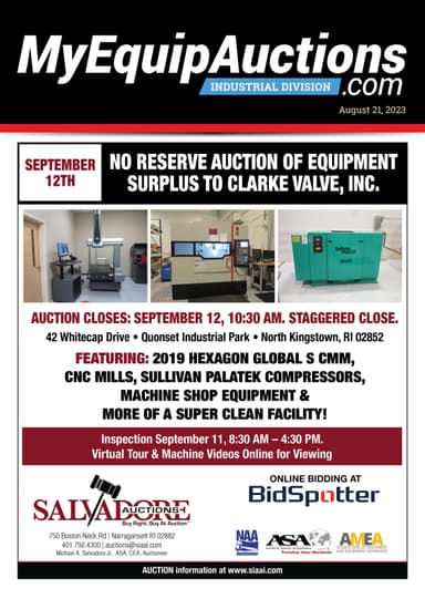 My Equip Auctions - August 21, 2023