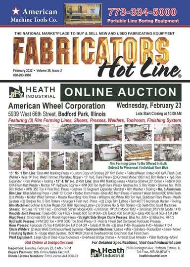 Fabricators Hot Line - February 2022