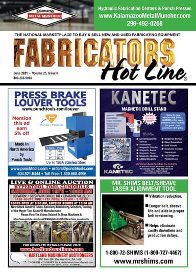Fabricators Hot Line - June 2021