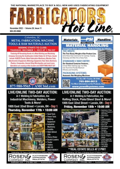 Fabricators Hot Line - November 2022