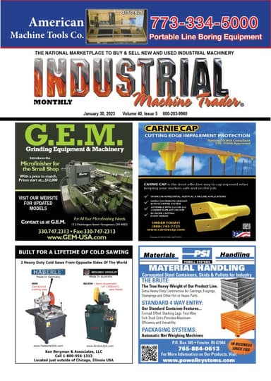 Industrial Machine Trader - January 30, 2023