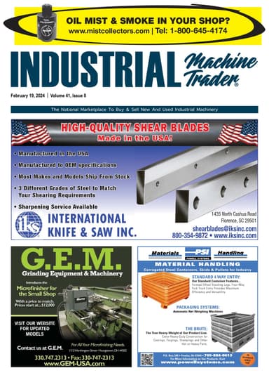 Industrial Machine Trader - February 19, 2024