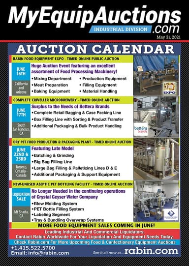 My Equip Auctions - May 31, 2021