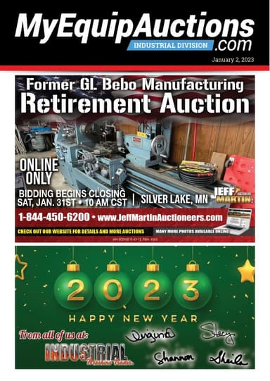 My Equip Auctions - January 2, 2023