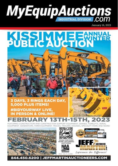 My Equip Auctions - January 16, 2023