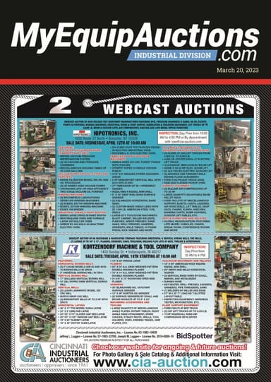 My Equip Auctions - March 20,, 2023