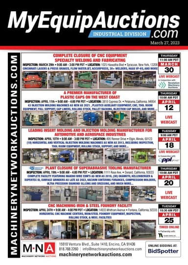 My Equip Auctions - March 27, 2023