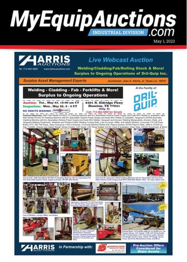 My Equip Auctions - May 1, 2023