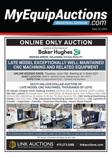 My Equip Auctions - May 22, 2023