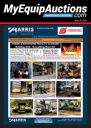 My Equip Auctions - May 30, 2022