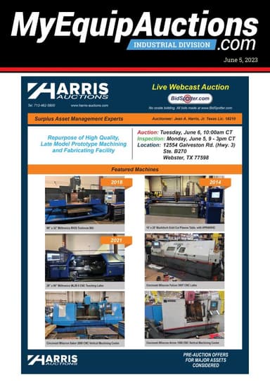 My Equip Auctions - June 5, 2023