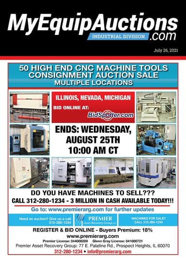 My Equip Auctions - July 26, 2021