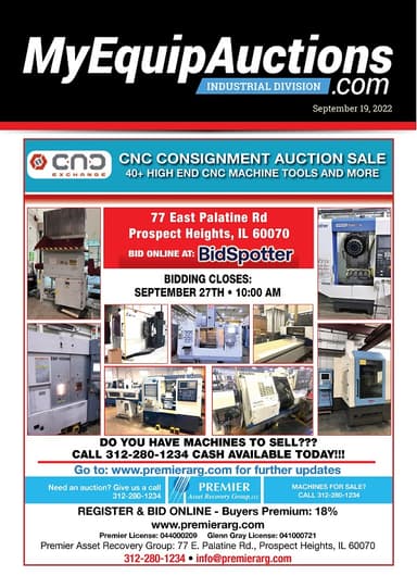 My Equip Auctions - September 19, 2022