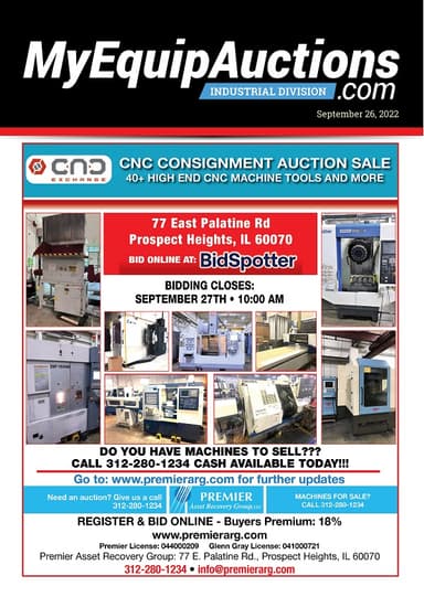 My Equip Auctions - September 26, 2022