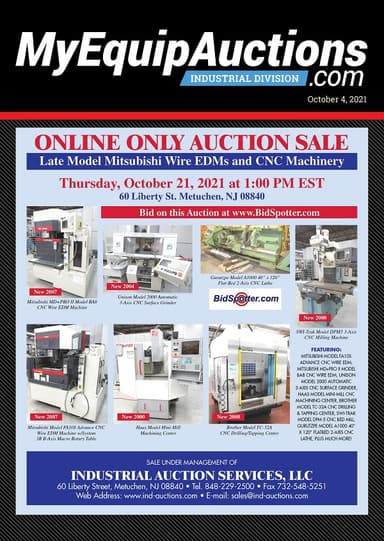 My Equip Auctions - October 4, 2021