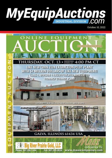 My Equip Auctions - October 10, 2022