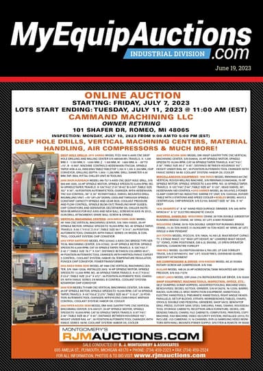 My Equip Auctions - June 19, 2023