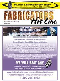 Fabricators Hot Line - August 2019