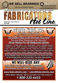 Fabricators Hot Line - October 2019