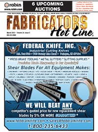 Fabricators Hot Line - March 2020