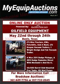 My Equip Auctions - May 8, 2017