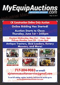 My Equip Auctions - May 15, 2017