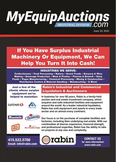 My Equip Auctions - June 29, 2020