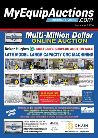 My Equip Auctions - September 7, 2020