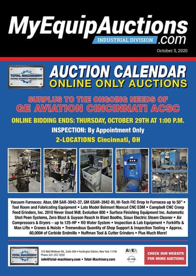 My Equip Auctions - October 5, 2020