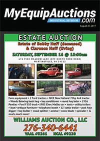 My Equip Auctions - August 21, 2017