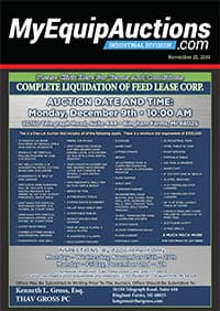 My Equip Auctions - November 25, 2019