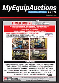 My Equip Auctions - December 9, 2019