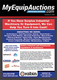 My Equip Auctions - January 27, 2020