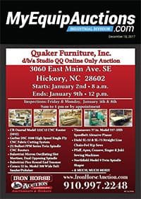 My Equip Auctions - December 18, 2017