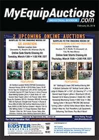 My Equip Auctions - February 26, 2018