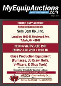 My Equip Auctions - May 7, 2018