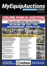My Equip Auctions - January 28, 2019