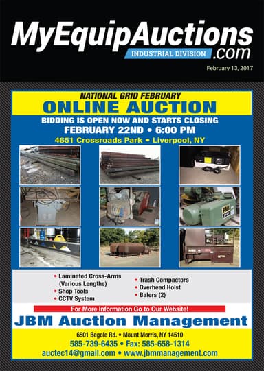 My Equip Auctions - February 10, 2017