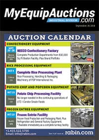 My Equip Auctions - September 10, 2018